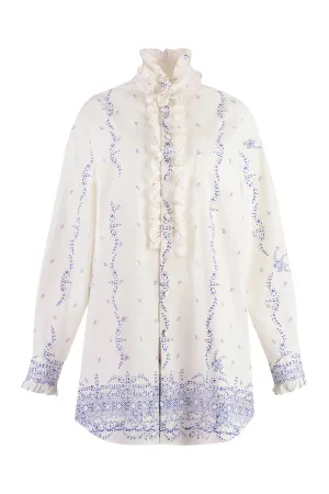 Cotton poplin shirtdress