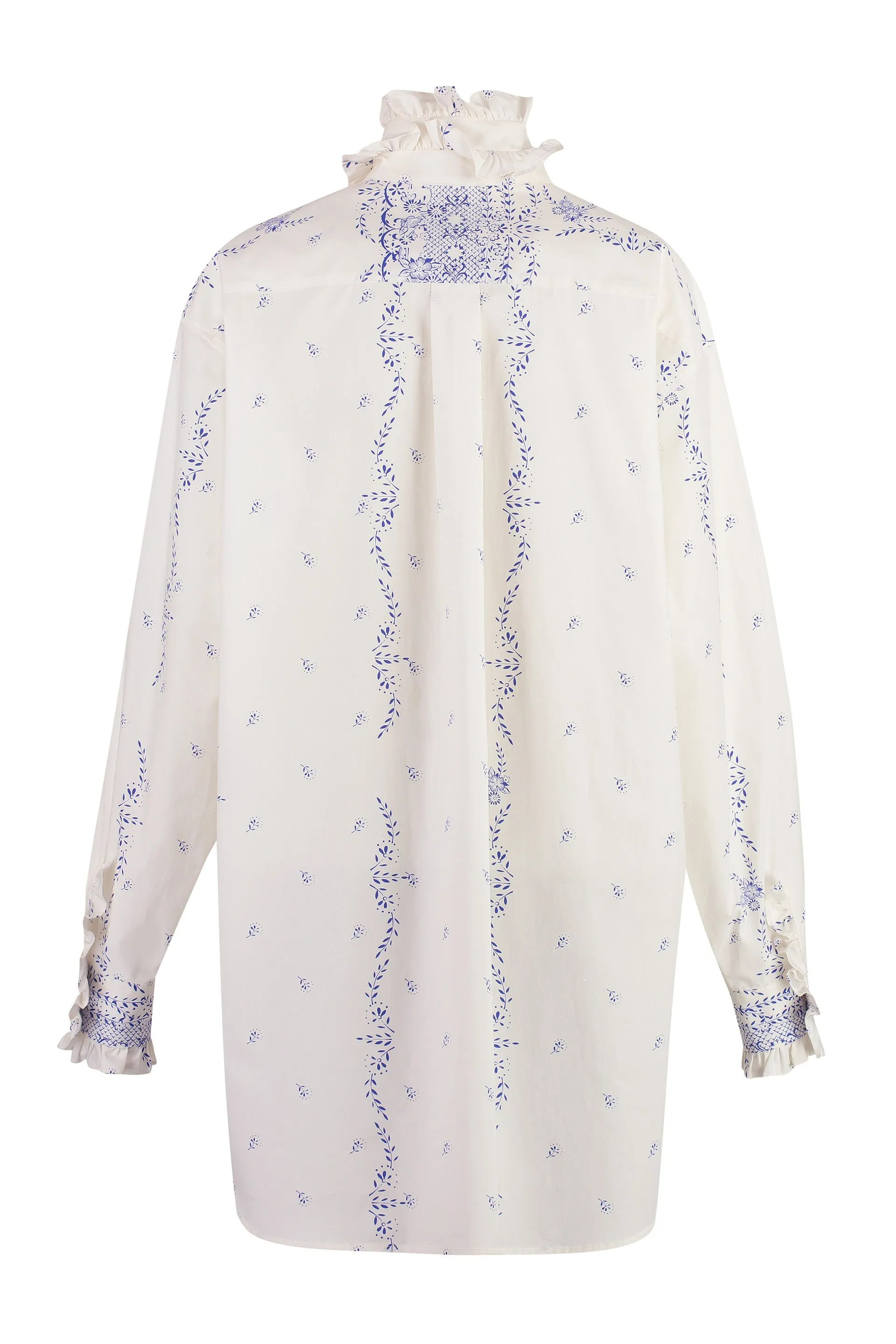 Cotton poplin shirtdress