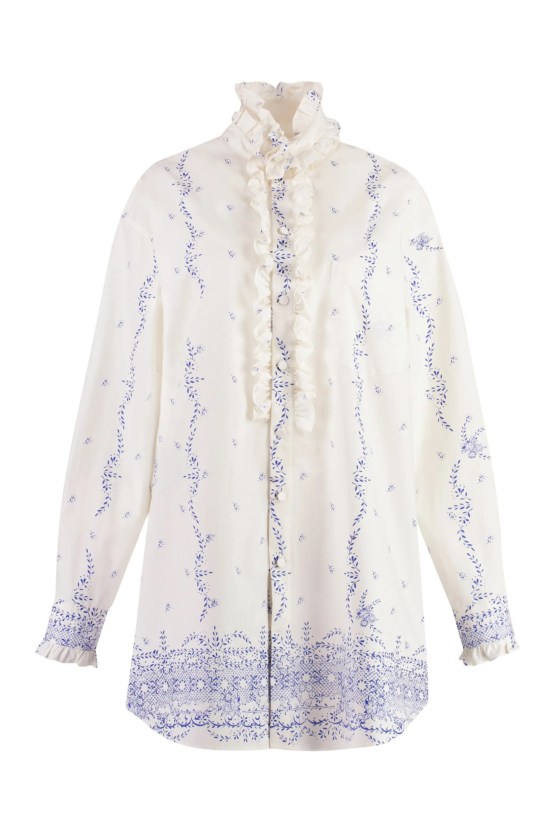 Cotton poplin shirtdress