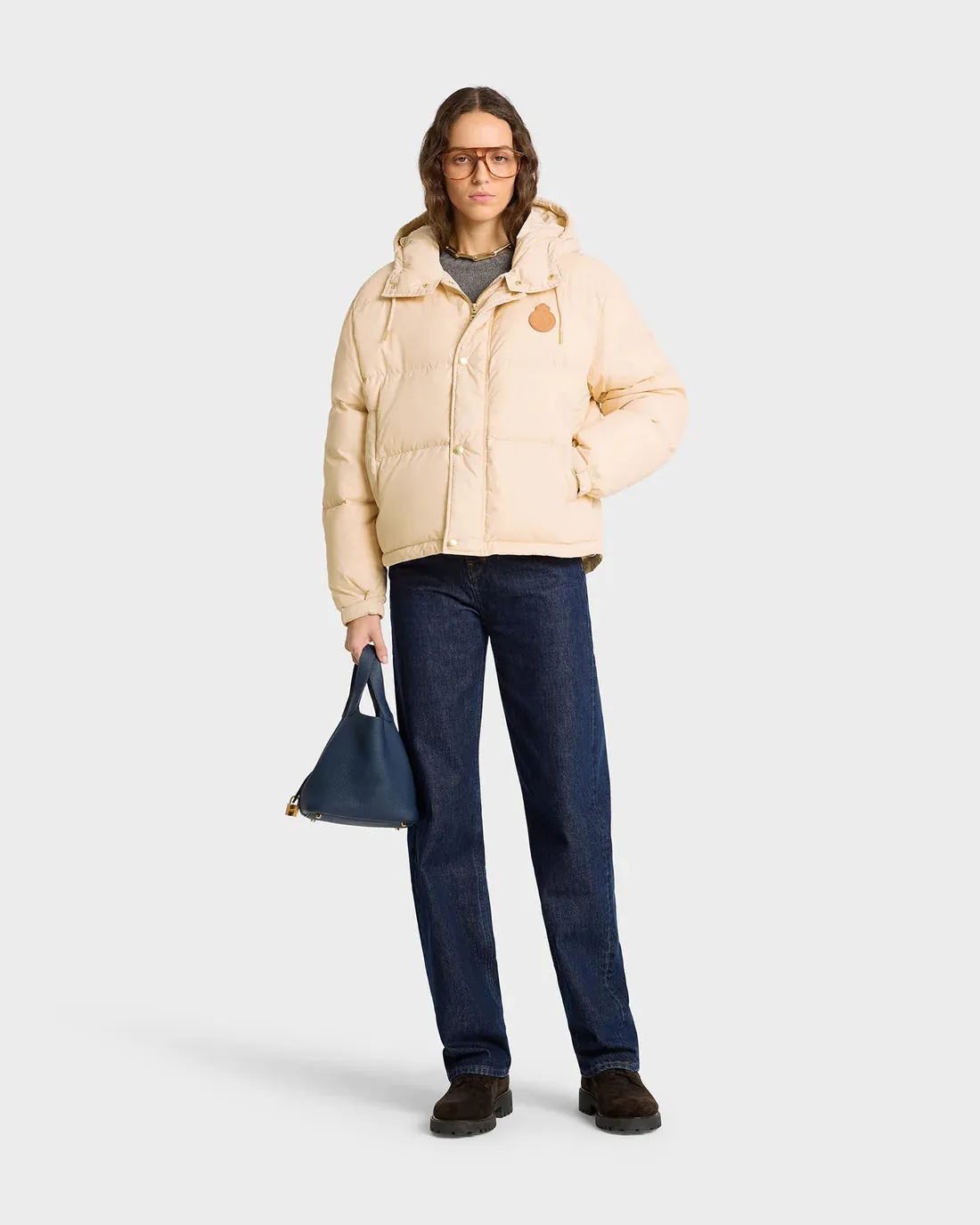 Crown Puffer Jacket  - Champagne Tan