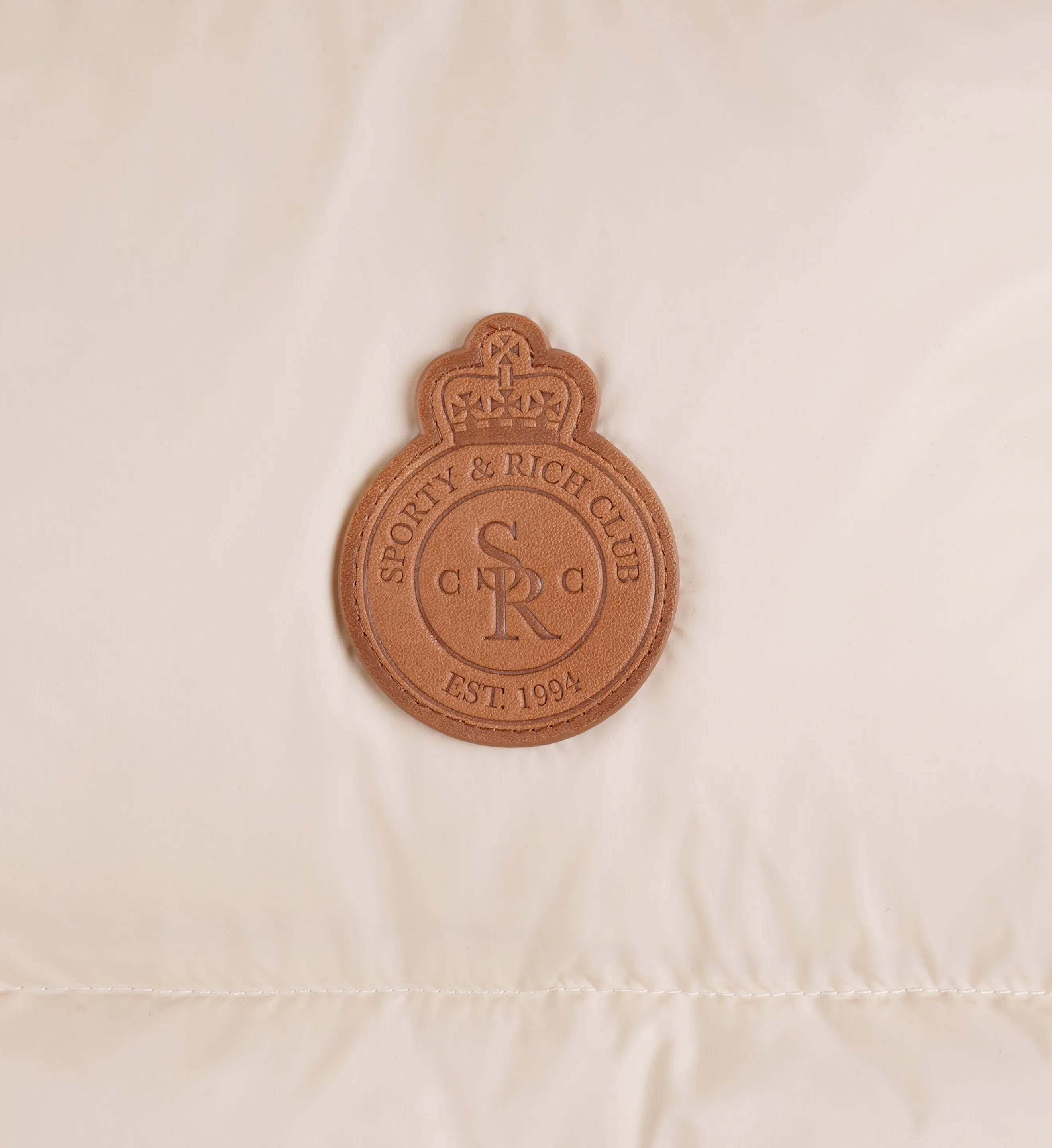 Crown Puffer Jacket  - Champagne Tan
