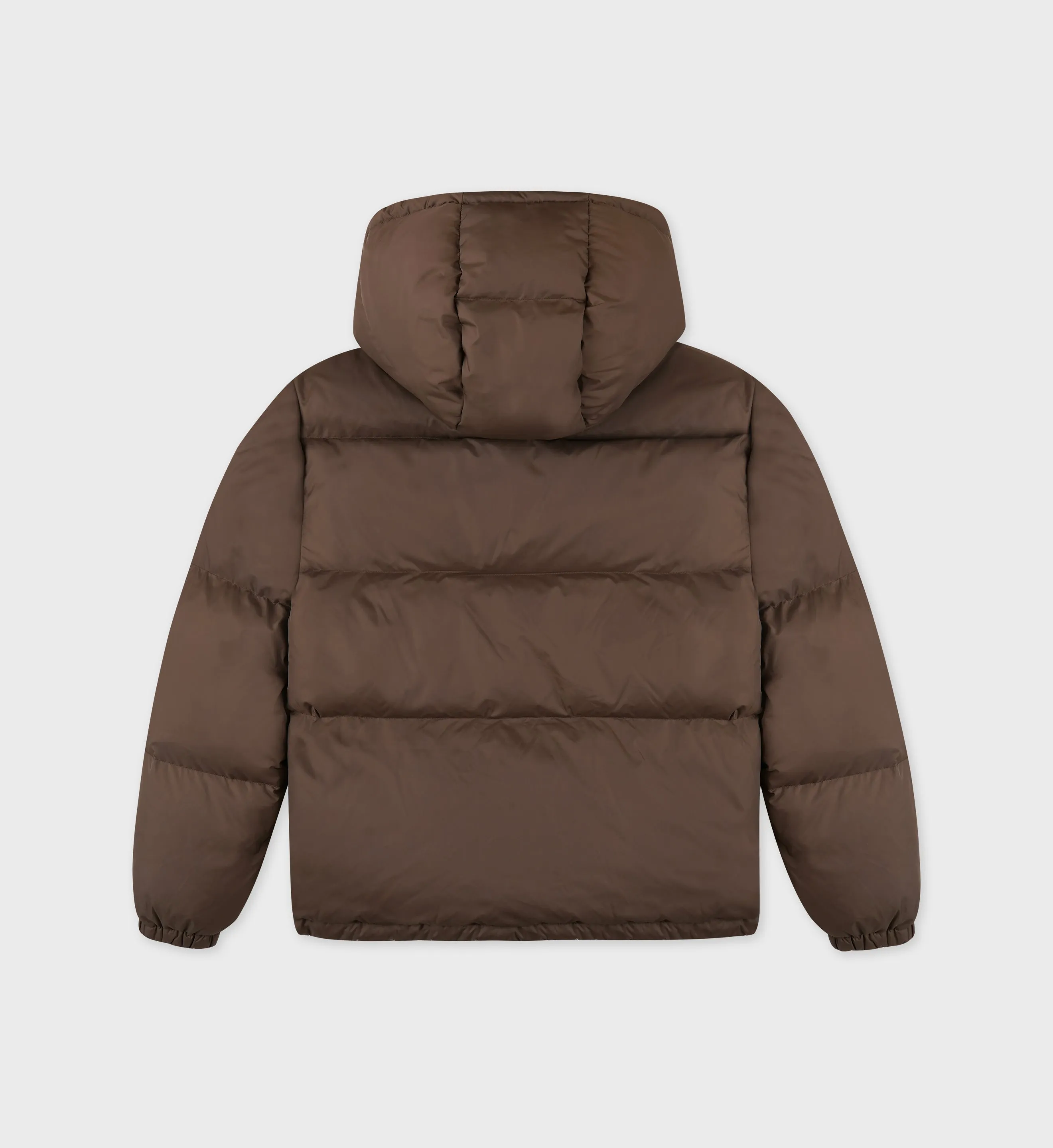 Crown Puffer Jacket  - Chocolate Tan