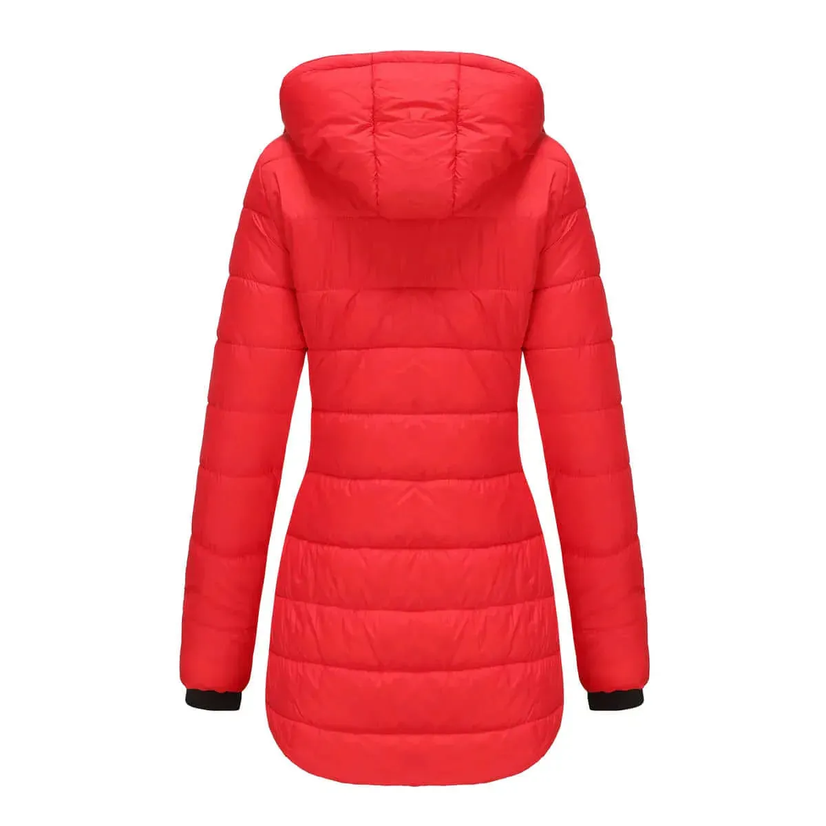 Damen Wintermantel Dunkelblau Gepolstert – Amelie