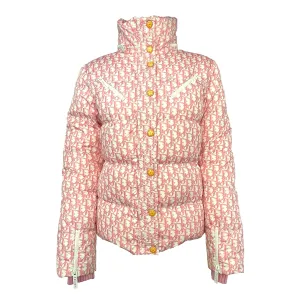 Dior Pink Logo Puffer Jacket