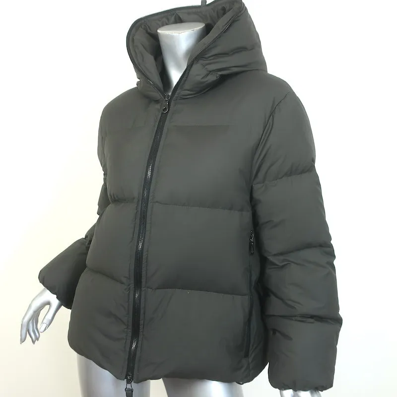 Duvetica x Katharine Hamnett LOVE Down Puffer Jacket Dark Green Size Extra Small
