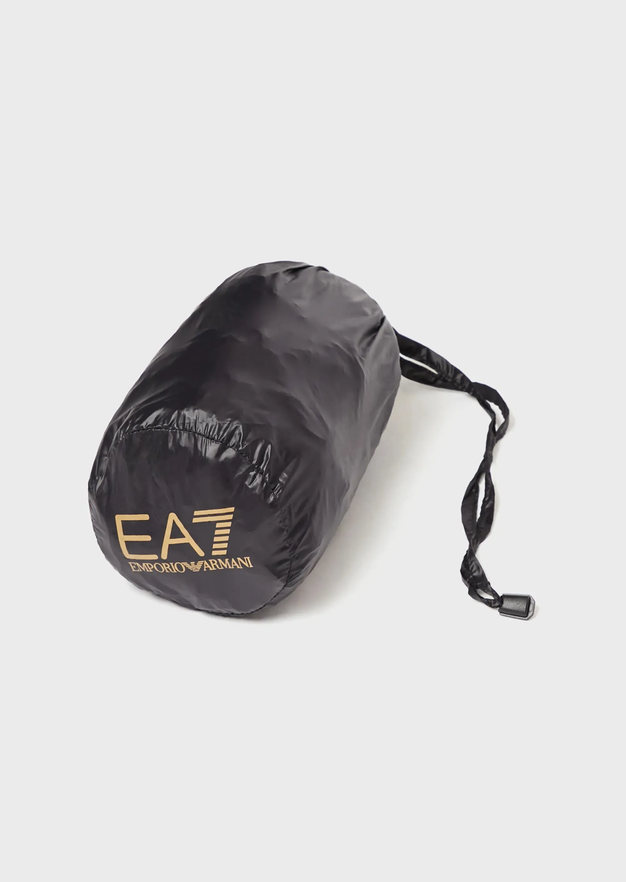 EA7 Emporio Armani 8Npb02 Hooded Down Puffer Jacket Black/Gold