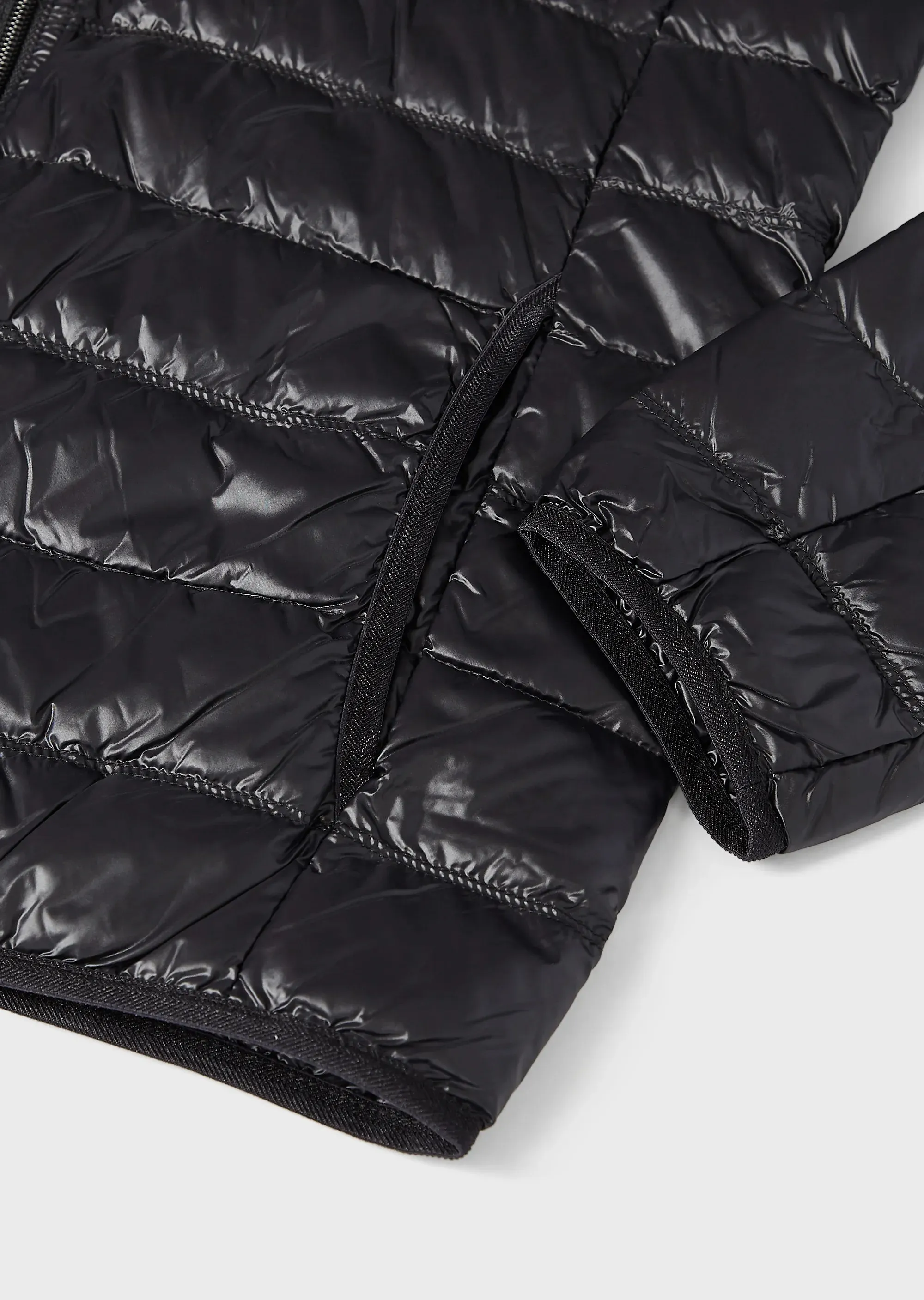EA7 Emporio Armani 8Npb02 Hooded Down Puffer Jacket Black/Gold