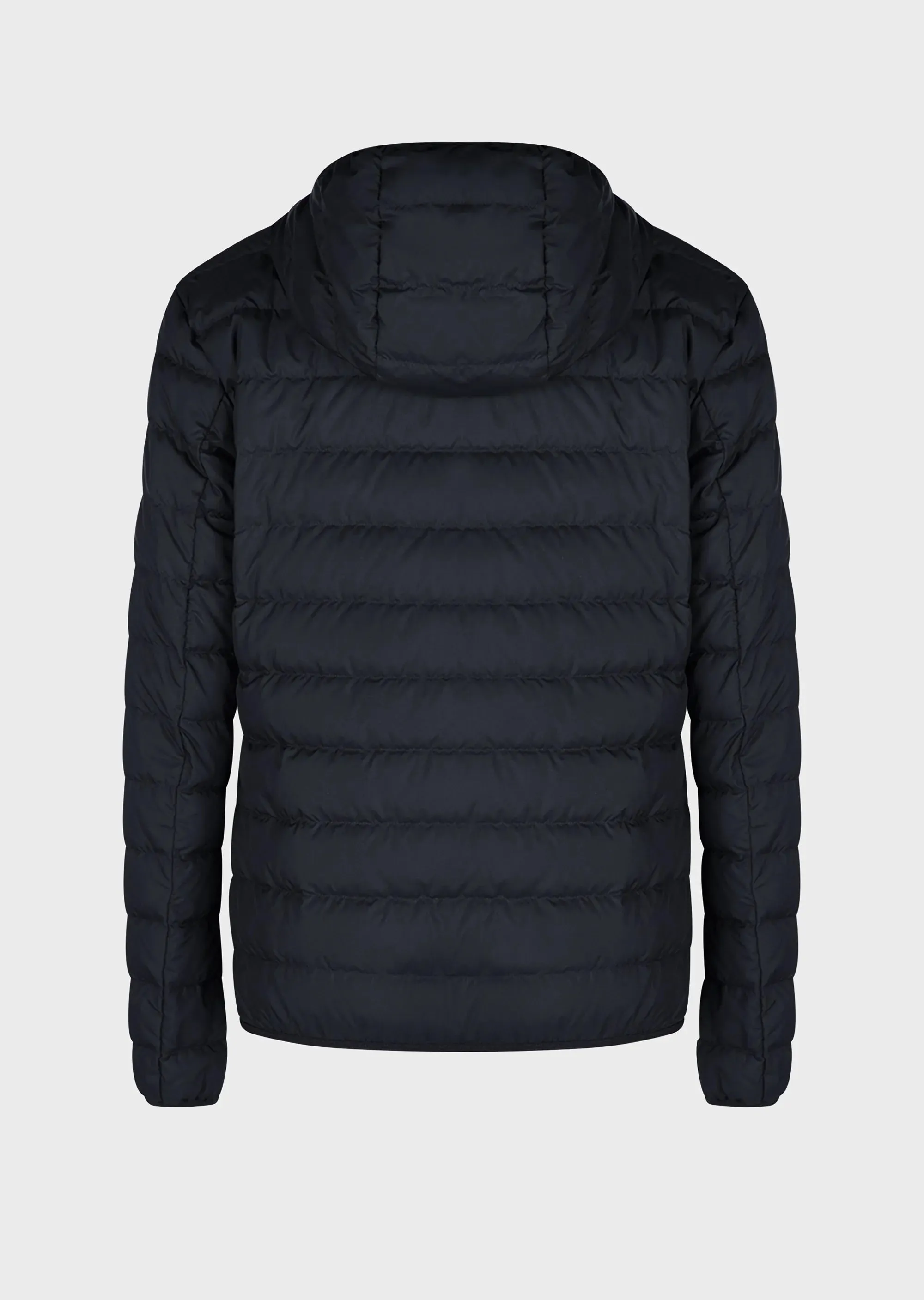 EA7 Emporio Armani 8Npb07 Sporty Hooded Down Puffer Jacket Blue
