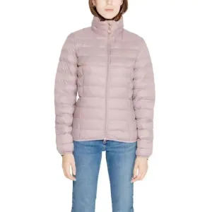 Ea7 Women's Pink Turtleneck Jacket