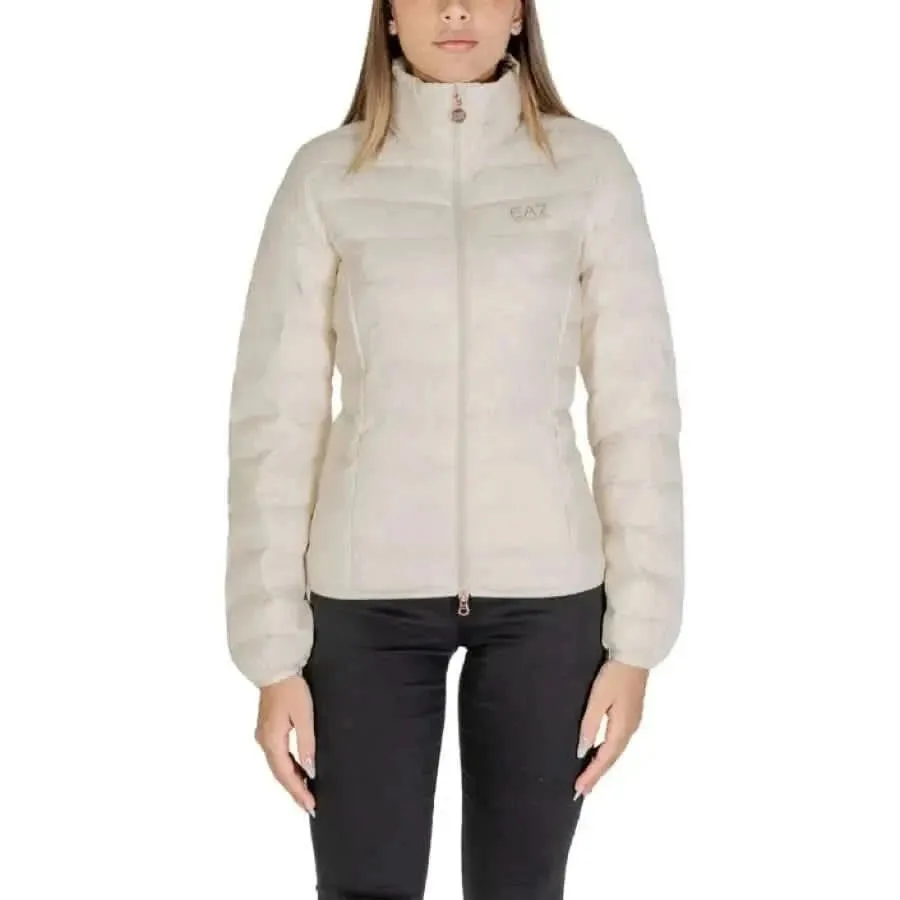 Ea7 Women's Pink Turtleneck Jacket