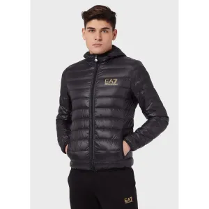 Emporio Armani EA7 8Npb02 Down Jacket Black/Gold