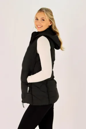 Erin Black Puffer Vest