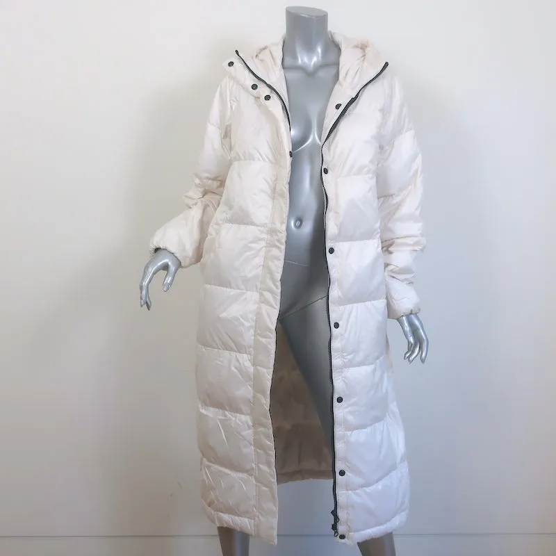 Everlane ReDown Sleeping Bag Down Puffer Coat White Size Small