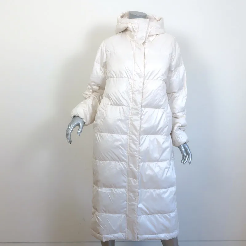 Everlane ReDown Sleeping Bag Down Puffer Coat White Size Small