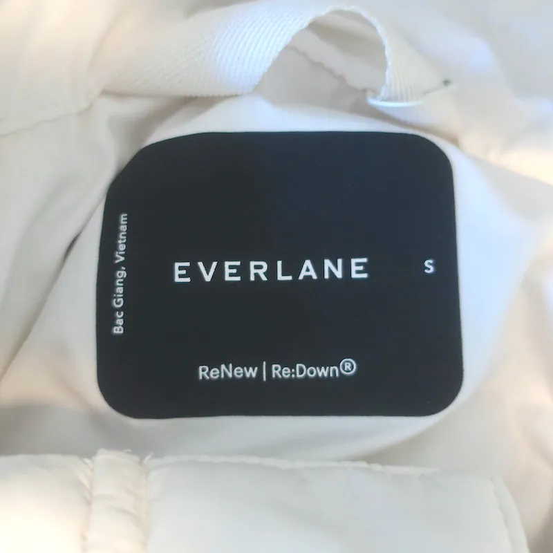 Everlane ReDown Sleeping Bag Down Puffer Coat White Size Small