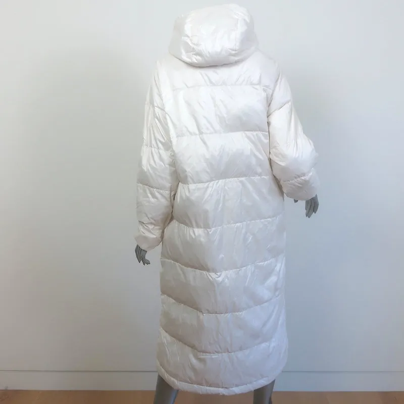 Everlane ReDown Sleeping Bag Down Puffer Coat White Size Small