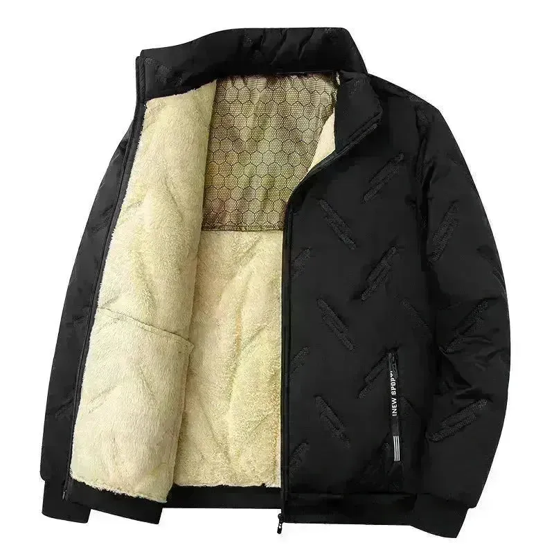 Fleece-Lined Cotton padded Winter Jacket for Men