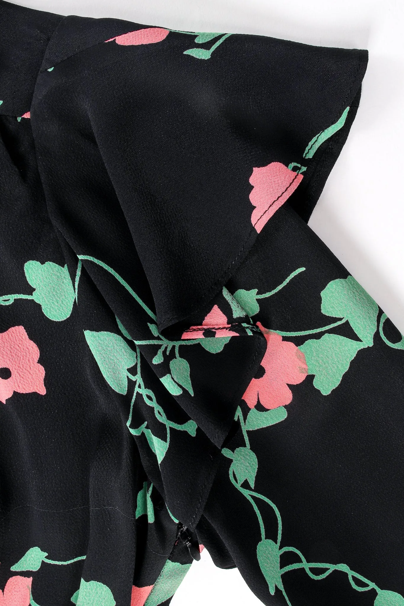Floral Busy Lizzie Ruffle Plunge Dress