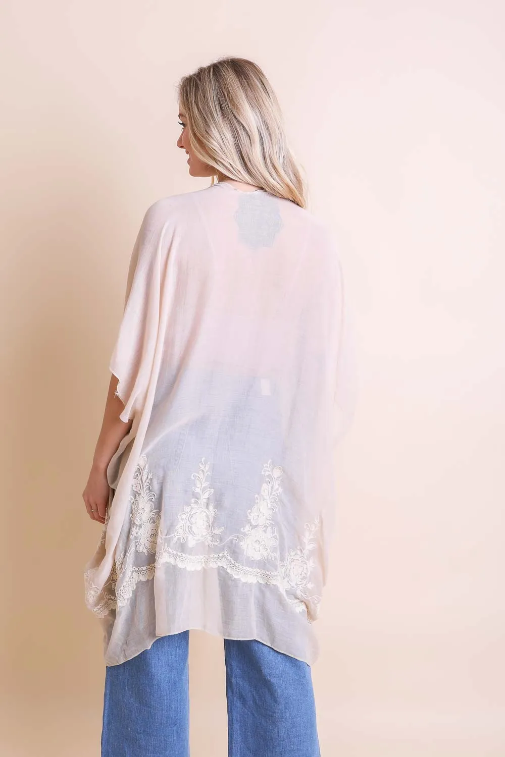 Floral Embroidered Kimonos.