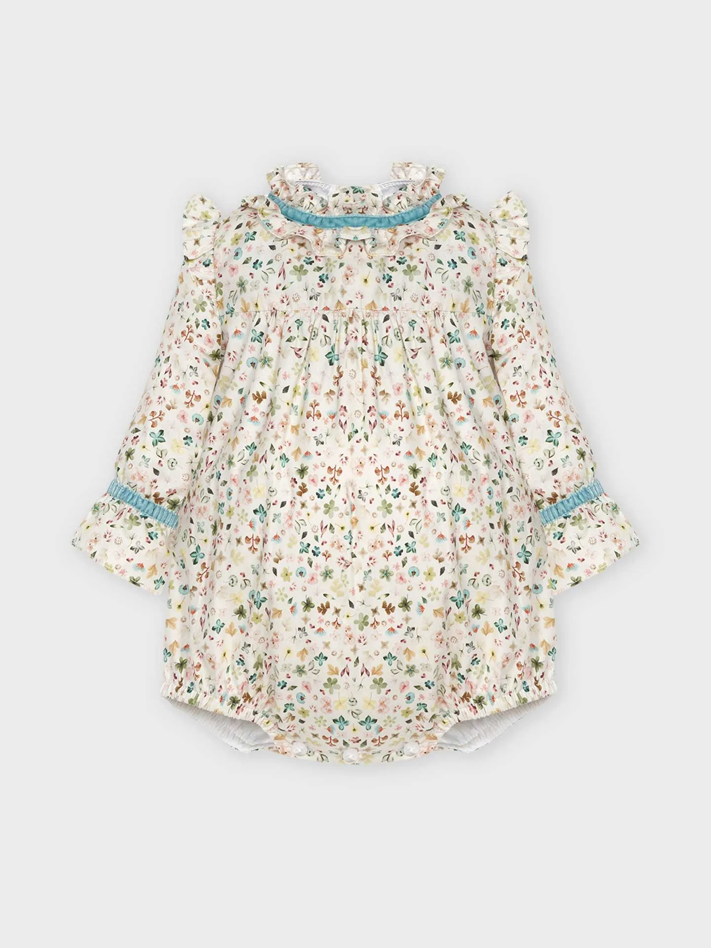 Floral Ruffled Romper
