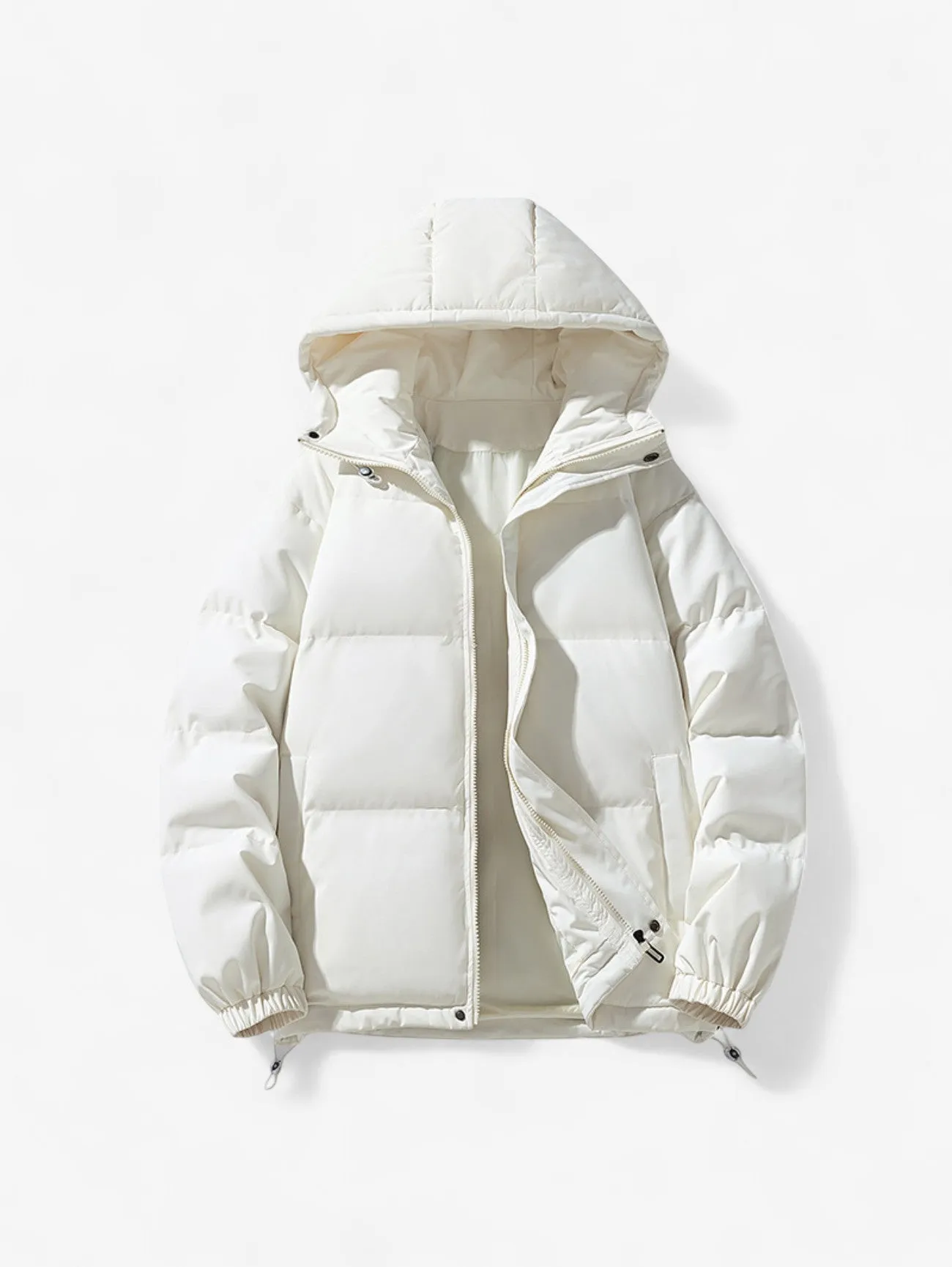 Foxes | Lightweight Hooded Down Puffer Winter Jacket