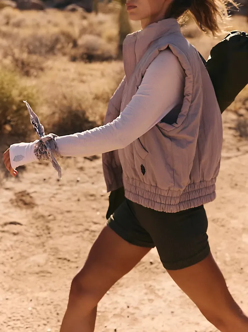 FREE PEOPLE Scrunch Time Puffer Vest