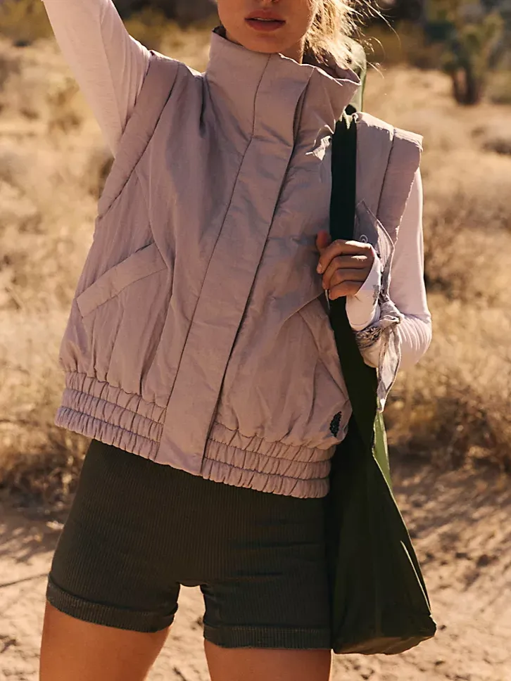 FREE PEOPLE Scrunch Time Puffer Vest