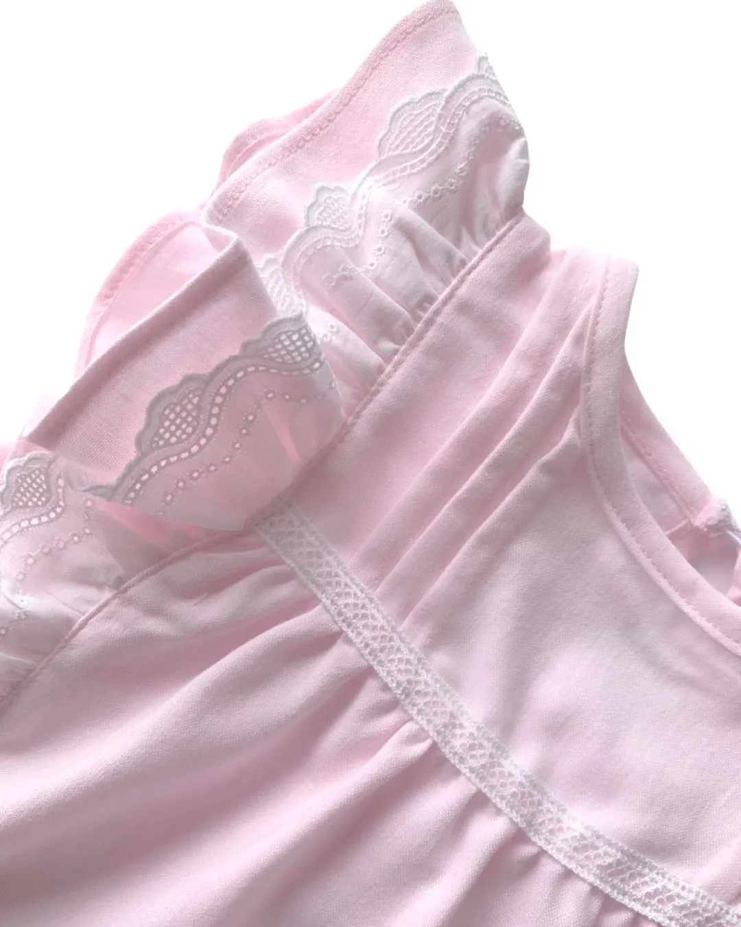 Girls Pink Cotton Legging Set