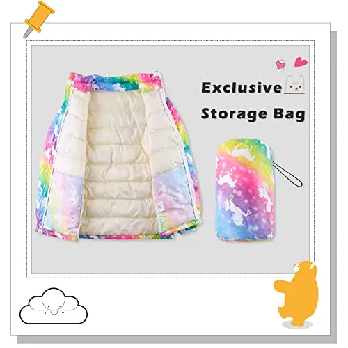 Girls Unicorn Winter Coat