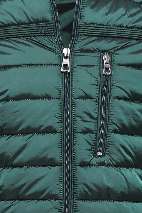 Green Down Men Coat - Wessi