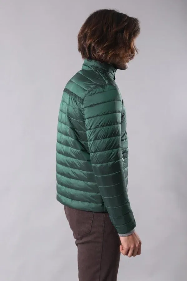 Green Down Men Coat - Wessi
