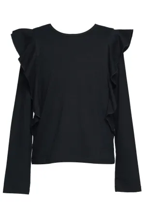 Hannah Banana Ruffled Long Sleeve Top