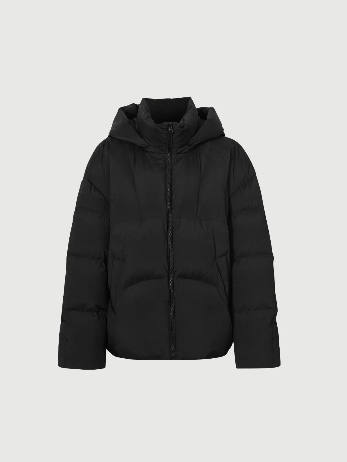 High-Neck Puffer Short Jacket