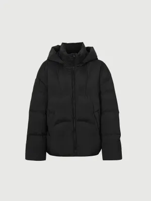 High-Neck Puffer Short Jacket