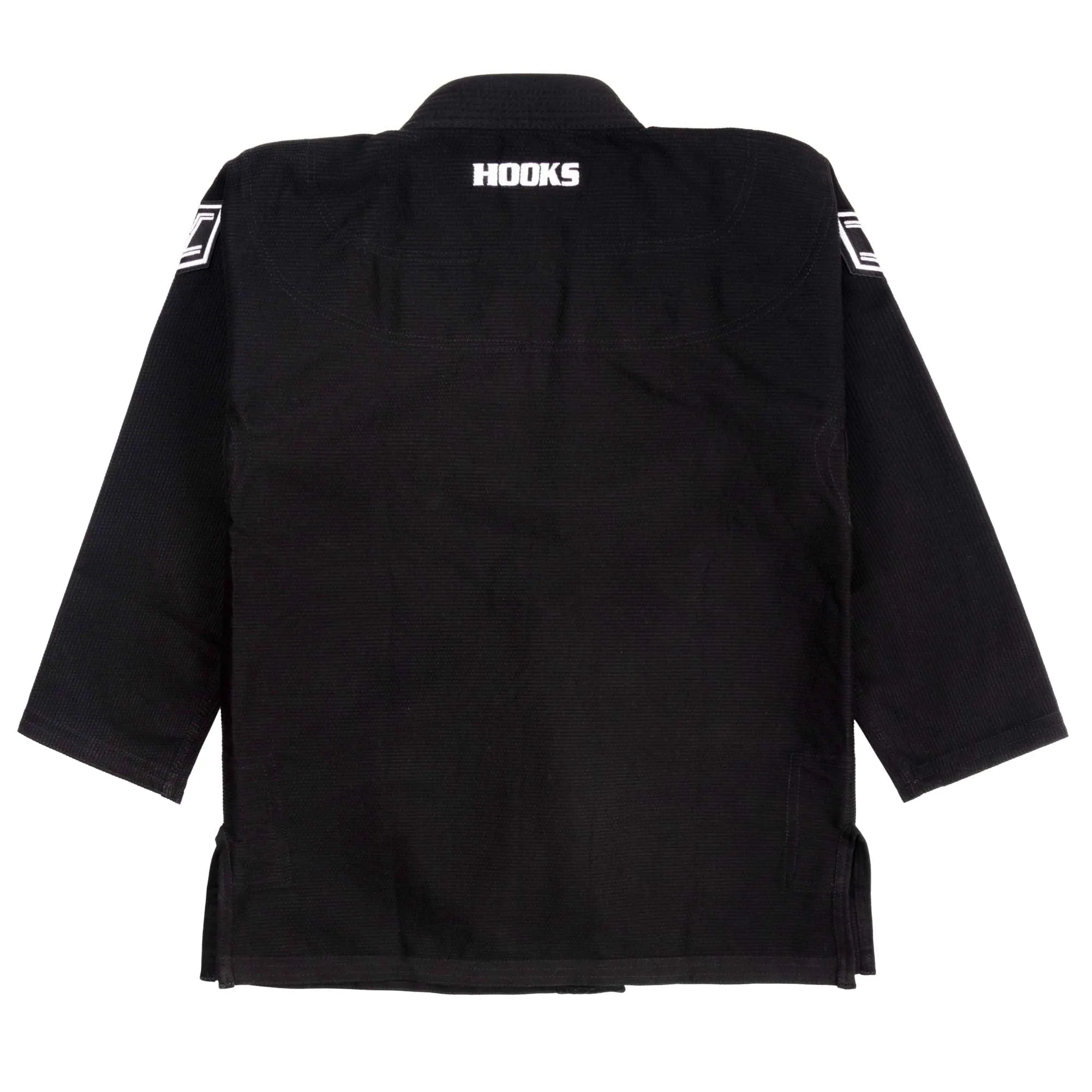 Hooks BJJ GI - Prolight II - Black with White