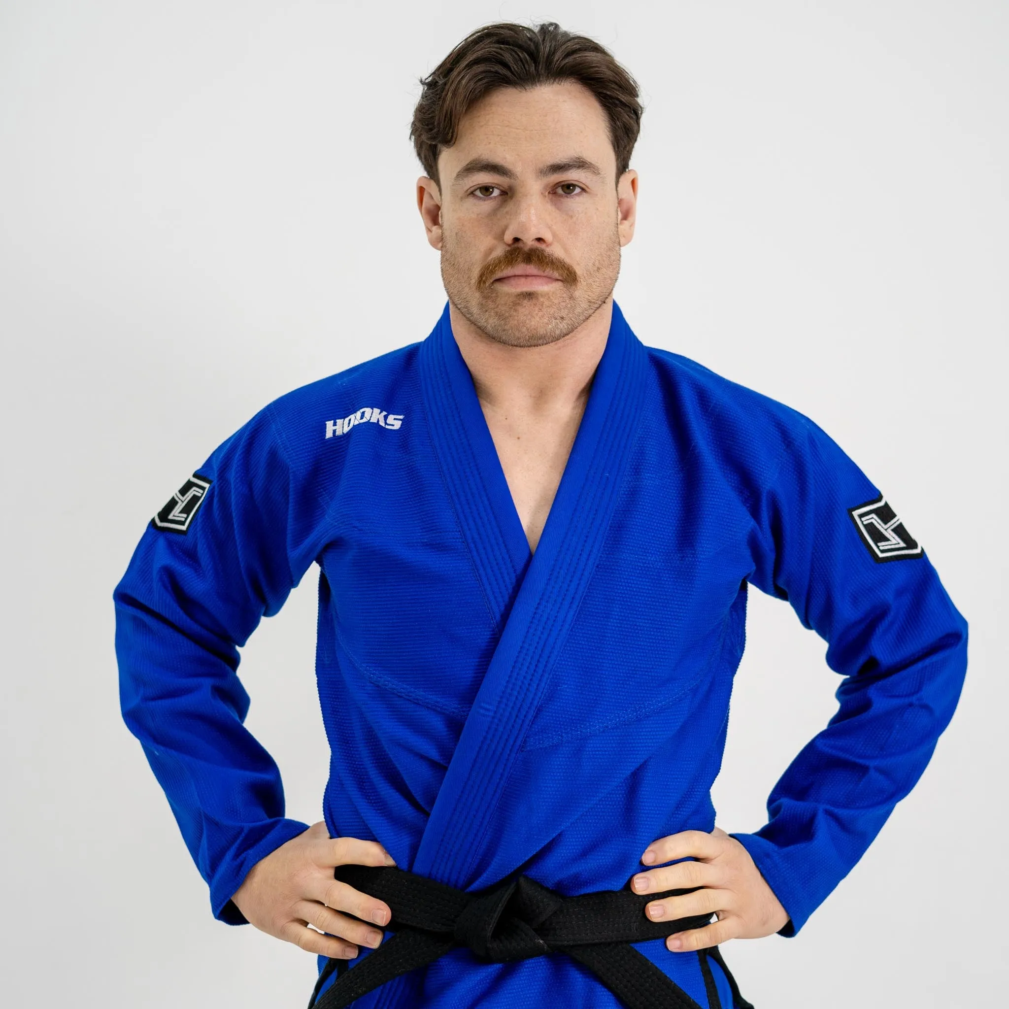 Hooks BJJ GI - Prolight II - Blue with Black
