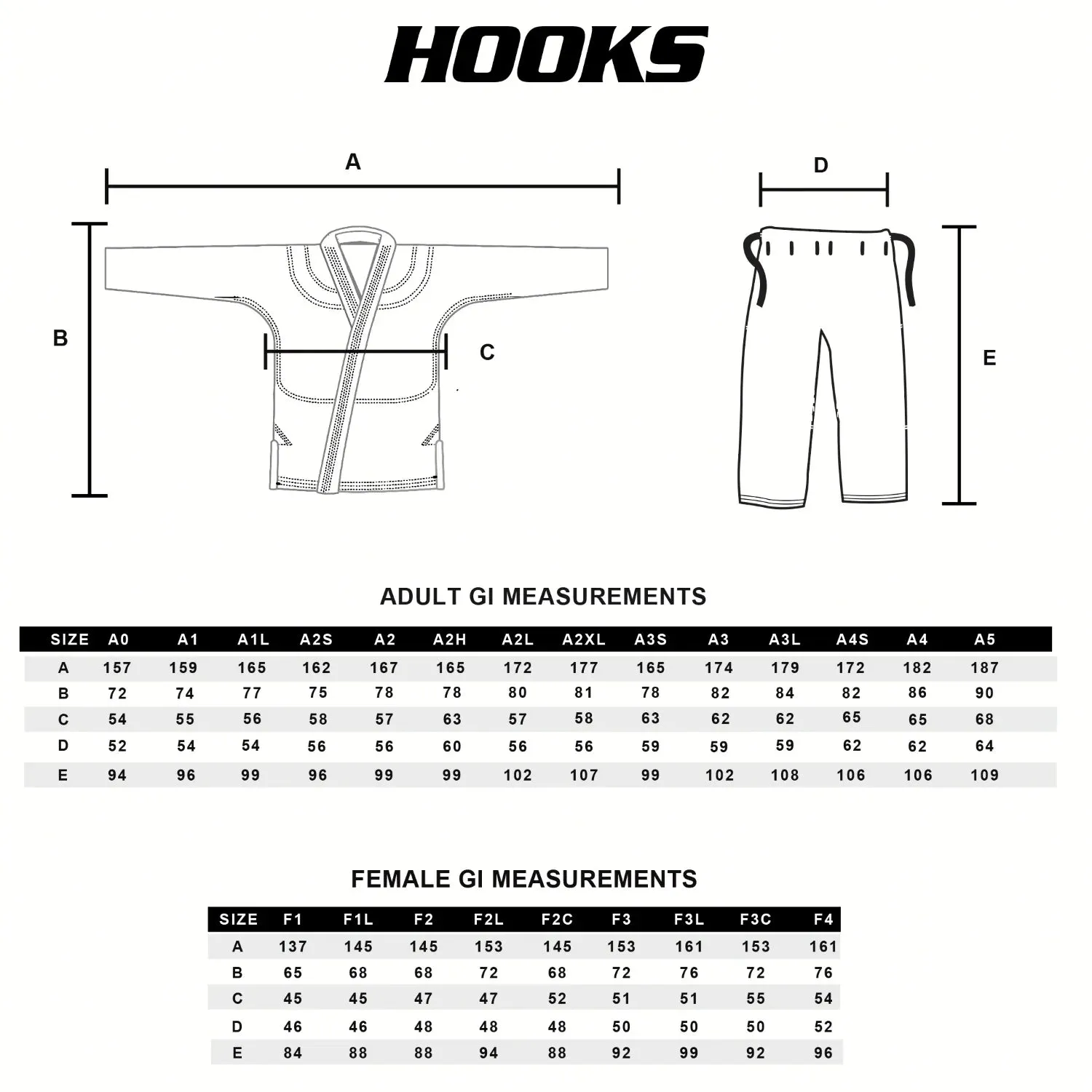 Hooks BJJ GI - Prolight II - Blue with Black