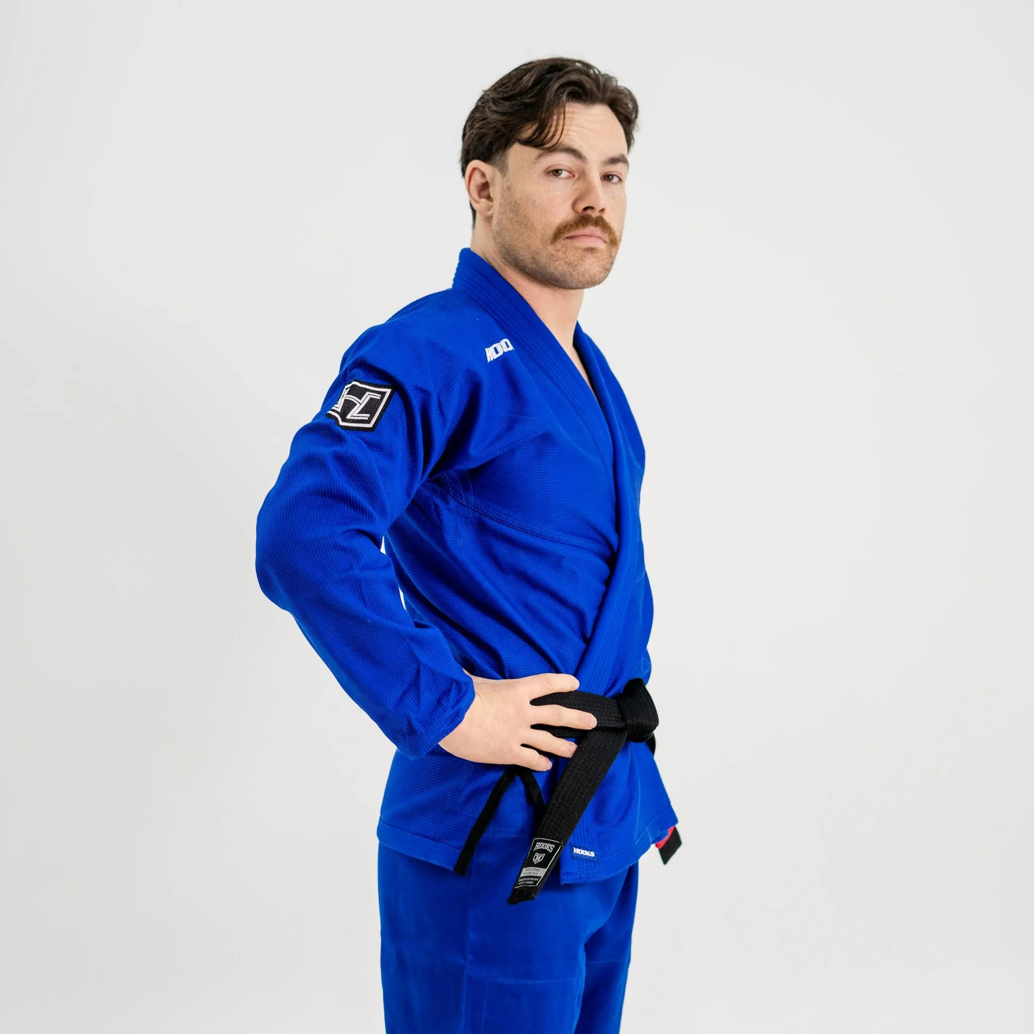 Hooks BJJ GI - Prolight II - Blue with Black