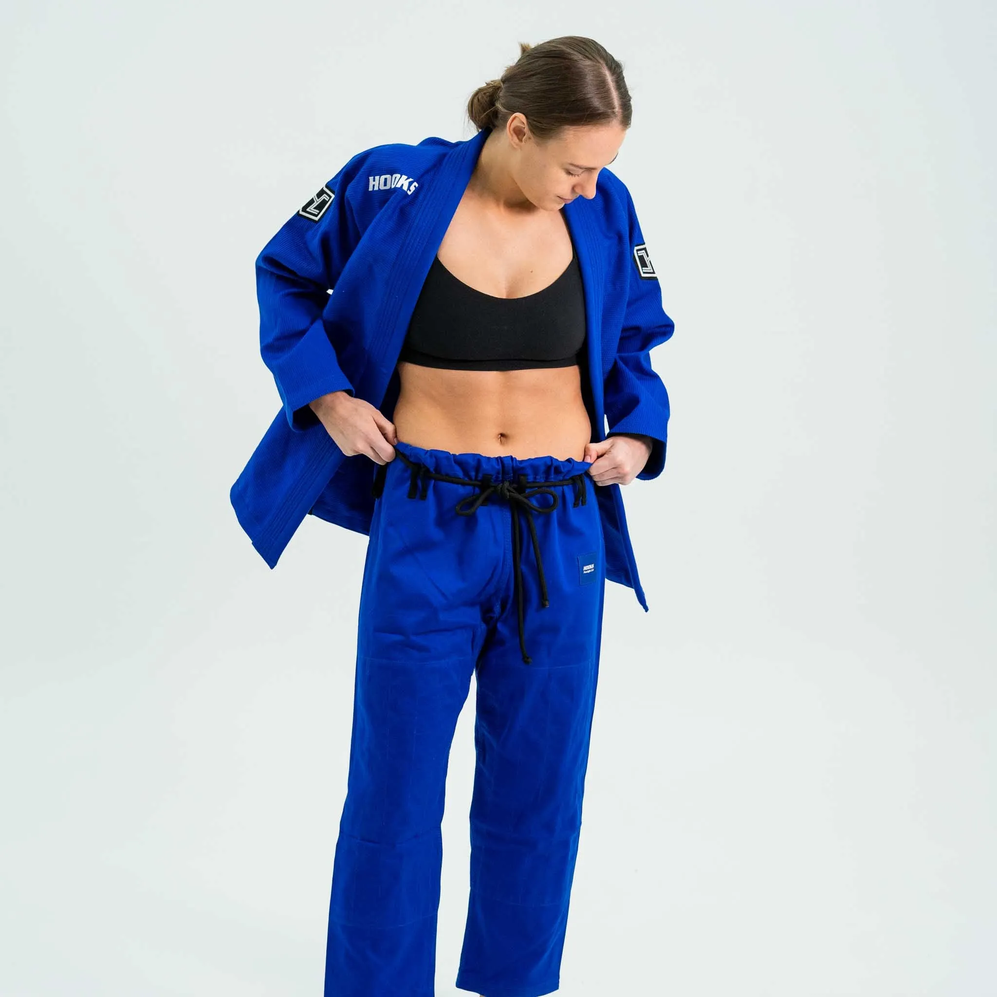 Hooks BJJ GI - Prolight II - Blue with Black