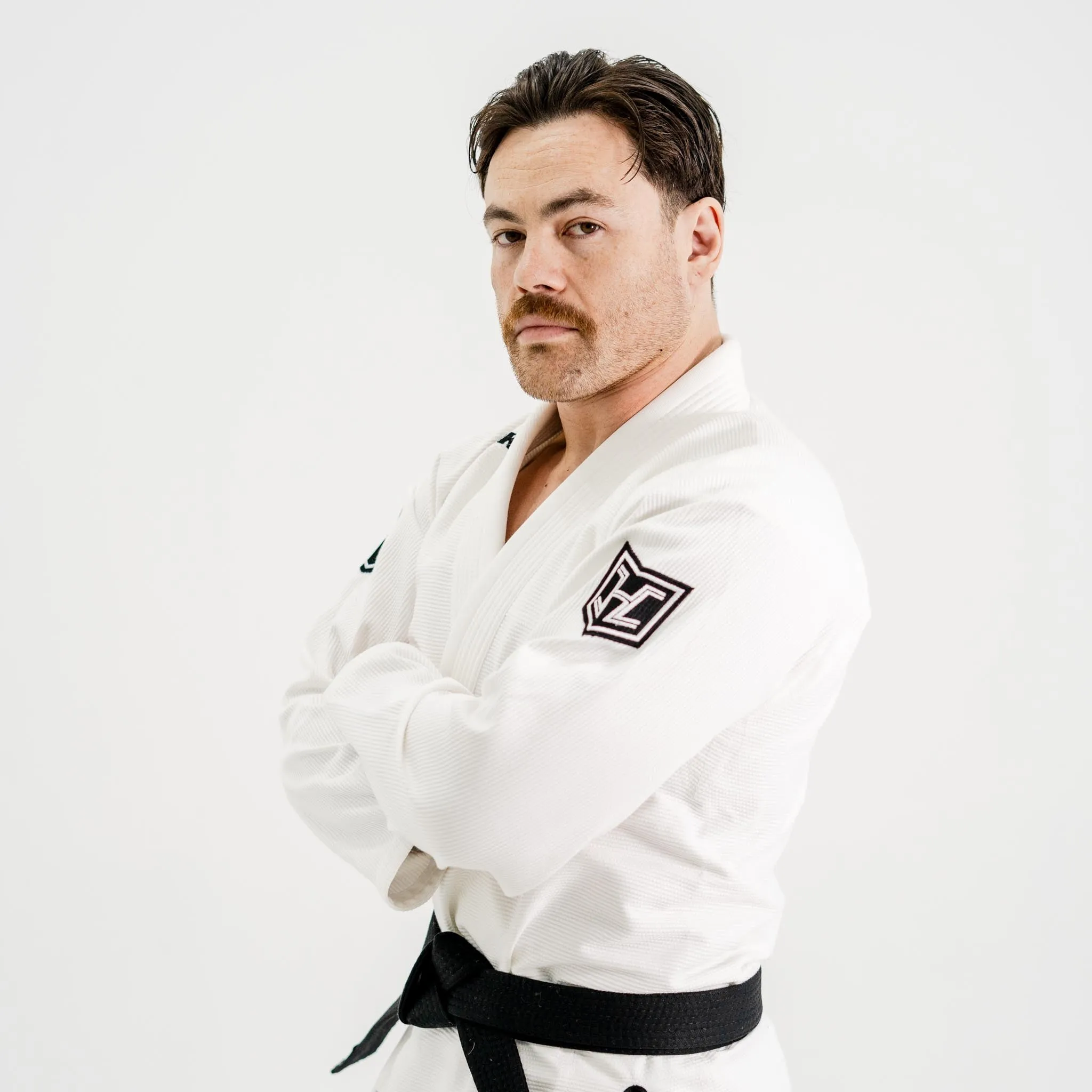 Hooks BJJ GI - Prolight II - White with Black