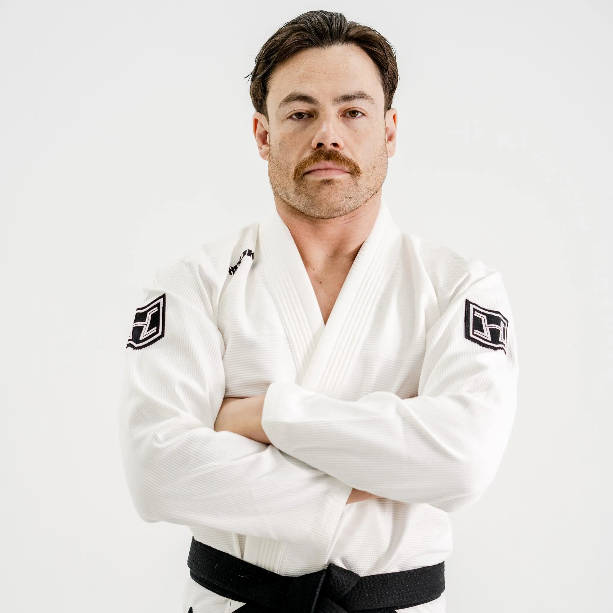 Hooks BJJ GI - Prolight II - White with Black