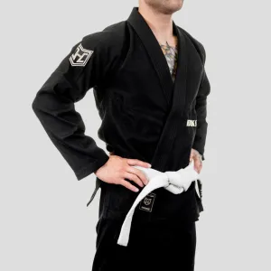 Hooks BJJ GI - Ultra Light - Black w/ Gold