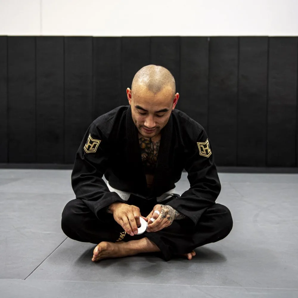 Hooks Ultra Light BJJ Gi - Black w/ Gold