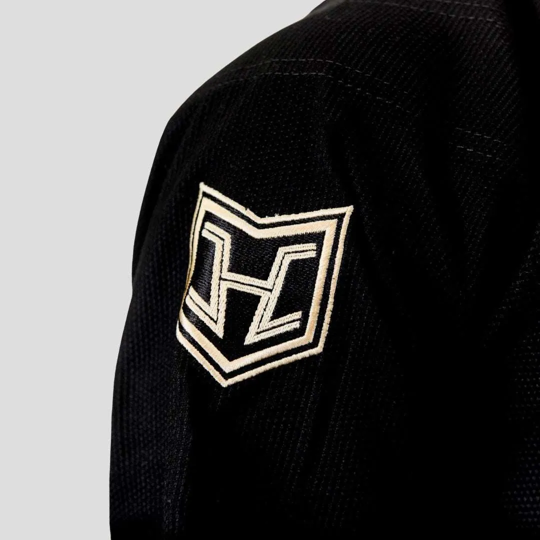Hooks Ultra Light BJJ Gi - Black w/ Gold