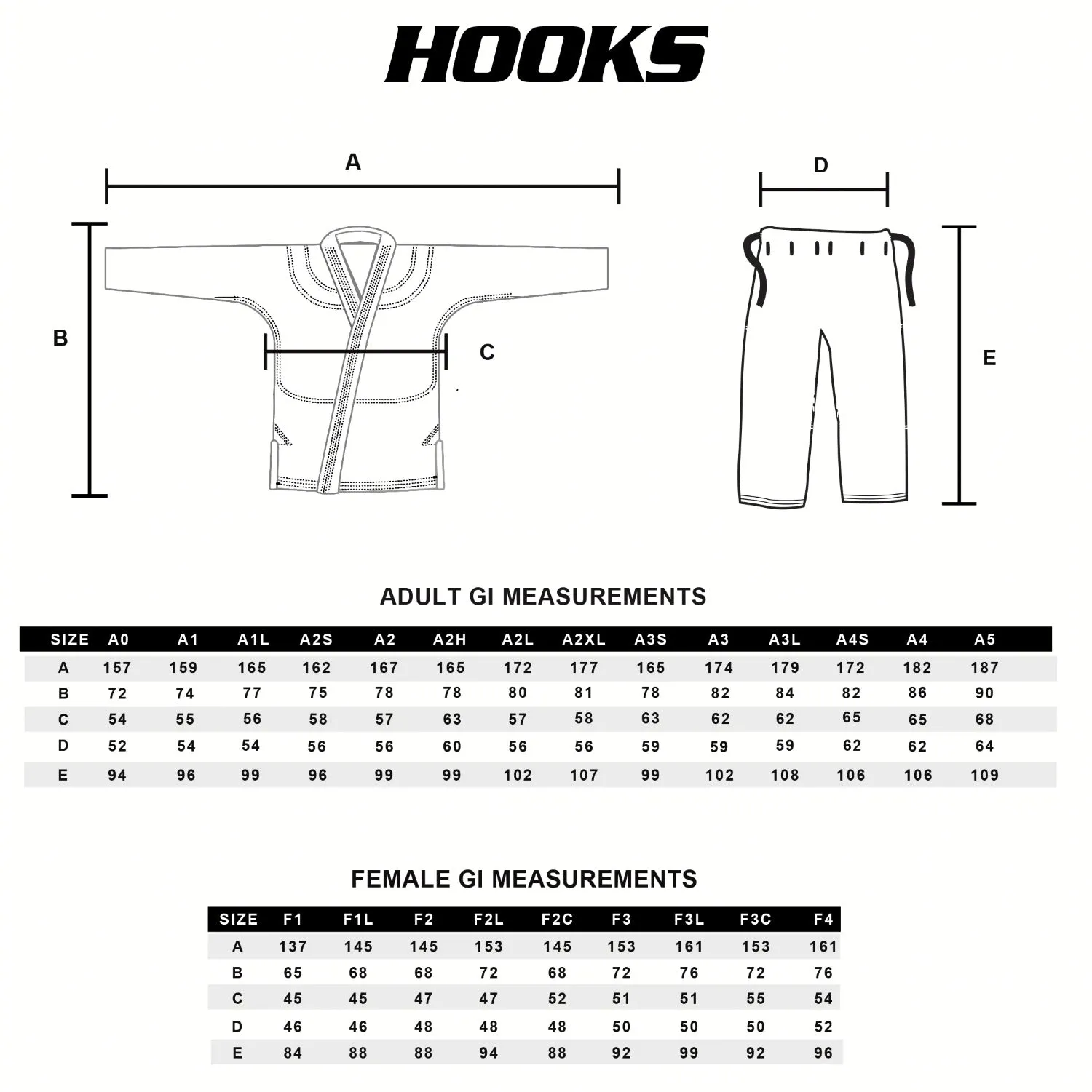 Hooks Ultra Light BJJ Gi - Black w/ Gold