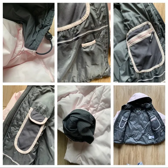 🎉HP🎉 Nike pink Vintage Puffer Jacket w removable hood