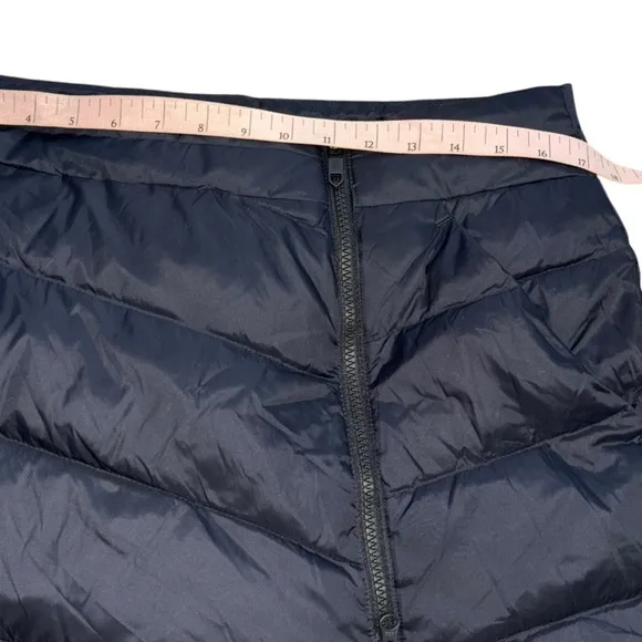 Indyeva Suletekk Black Duck Down Puffer Skirt  Wrap Asymmetrical Women’s M