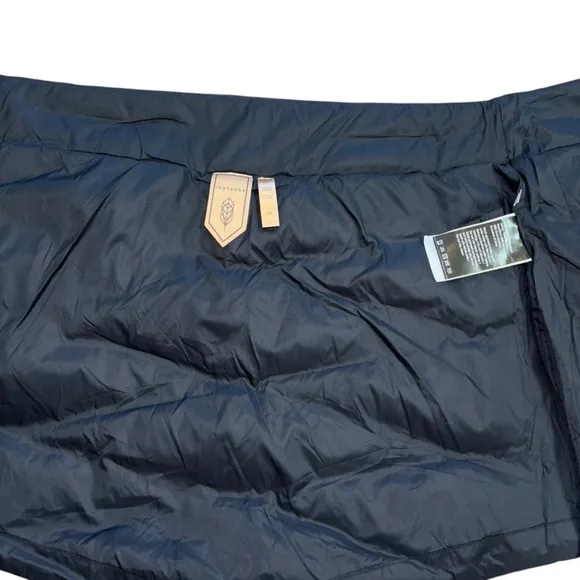 Indyeva Suletekk Black Duck Down Puffer Skirt  Wrap Asymmetrical Women’s M