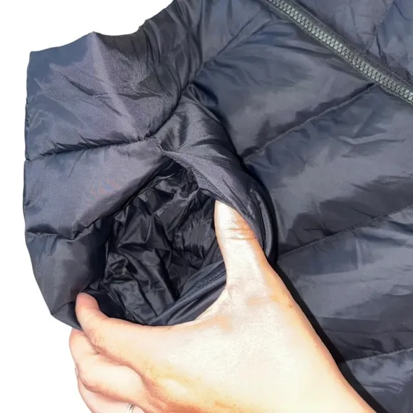 Indyeva Suletekk Black Duck Down Puffer Skirt  Wrap Asymmetrical Women’s M