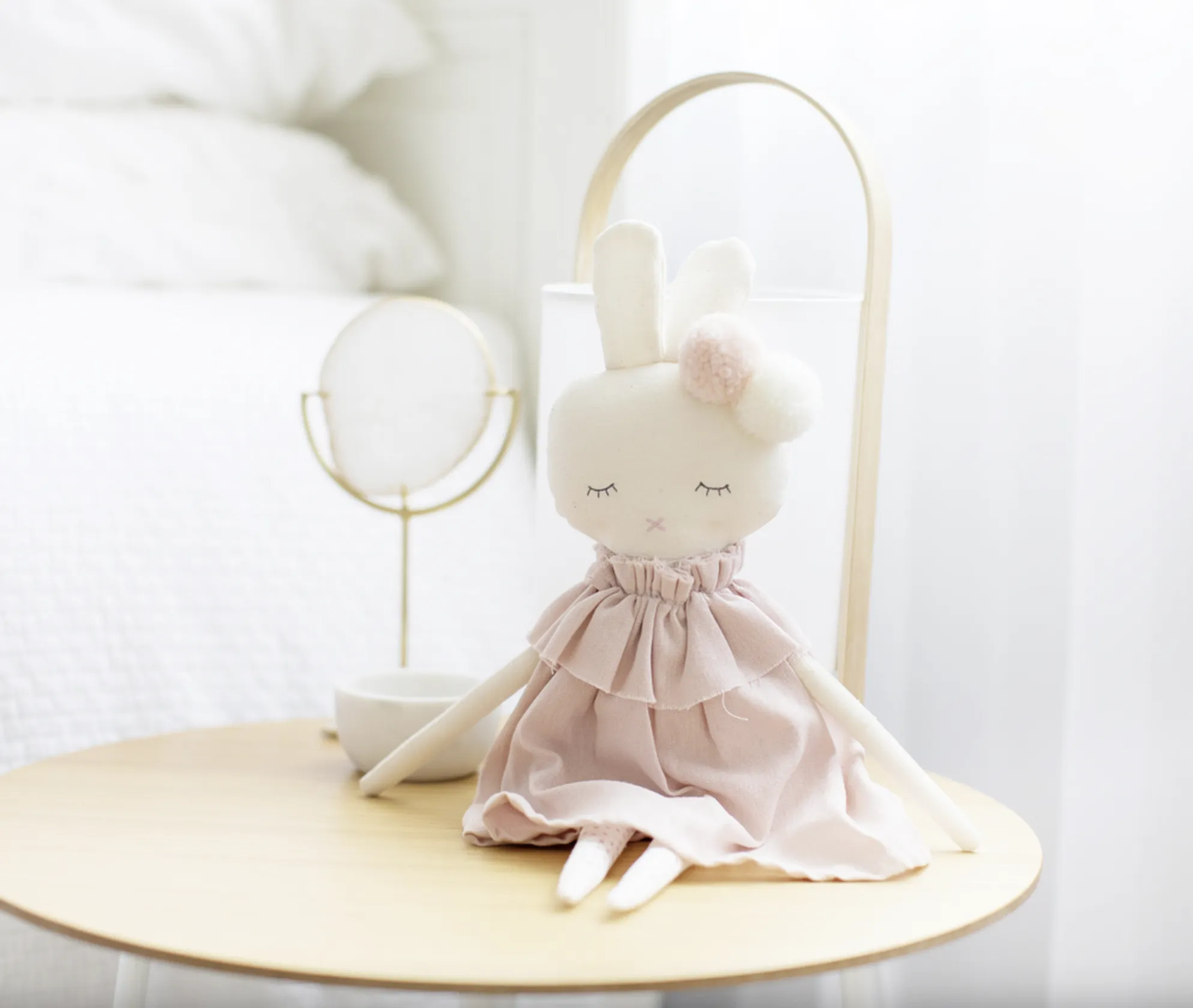 Isabelle Bunny - Pink Linen